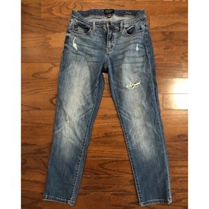 Judy Blue Los Angeles Distressed Boyfriend Fit Blue Jeans - Size 7/28